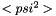 $ <psi^2> $
